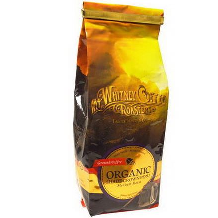 Mt. Whitney Coffee Roasters, Organic Ground Coffee, Shade Grown Peru, Medium Roast 340g