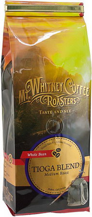 Mt. Whitney Coffee Roasters, Whole Bean Coffee, Tioga Blend, Medium Roast 340g