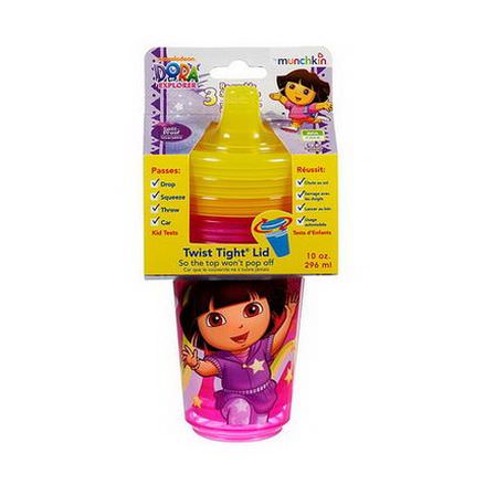 Munchkin, Dora the Explorer, Re-Usable Sippy Cups, 3pk 296ml