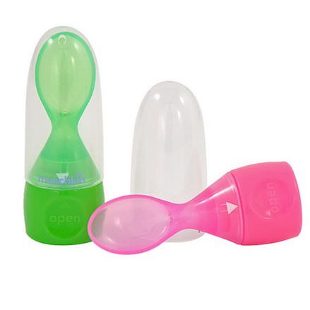 Munchkin, Food Pouch Spoon Tips, 2 Spoon Tips
