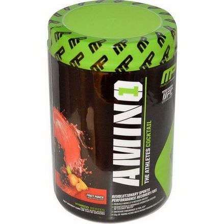 Muscle Pharm, Amino 1, Revolutionary Sports Performance Recover Fuel, Fruit Punch 427.8g
