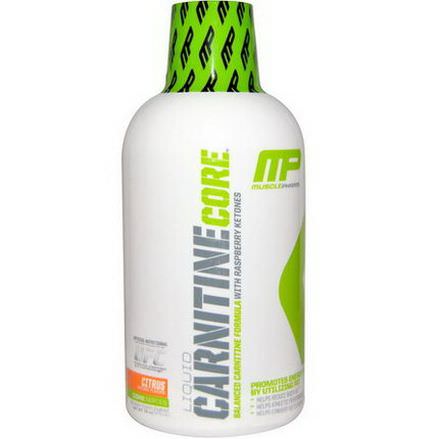 Muscle Pharm, Liquid Carnitine Core, Citrus 473ml