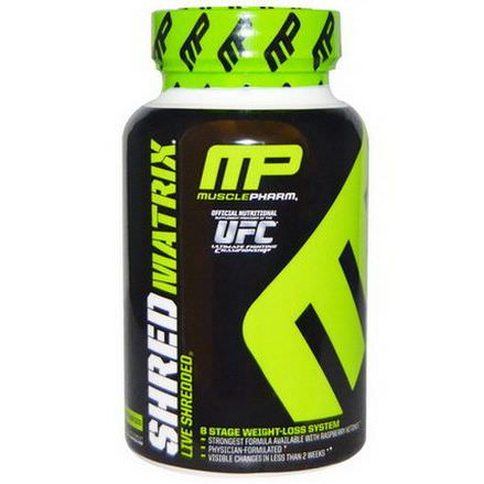 Muscle Pharm, Shred Matrix, 8 Stage Weight-Loss System, 60 Capsules