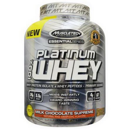 Muscletech, 100% Platinum Whey, Milk Chocolate Supreme 2.28 kg