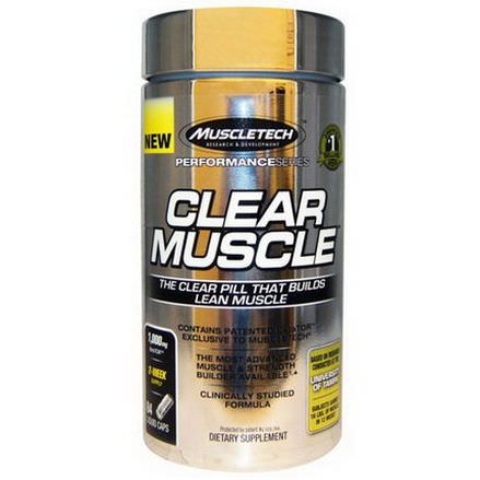 Muscletech, Clear Muscle, 84 Liquid Caps