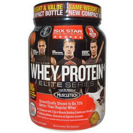 Muscletech, Six Star Pro Nutrition, Whey Protein, Elite Series, Cookies&Cream 907g