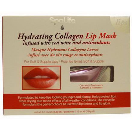 My Spa Life, Hydrating Collagen Lip Mask, 6 Treatments