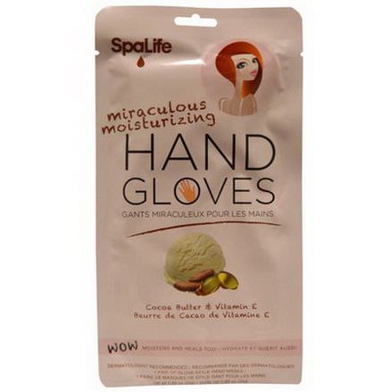My Spa Life, Miraculous Moisturizing Hand Gloves, Cocoa Butter&Vitamin E, 1 Pair of Glove-Style Hand Masks