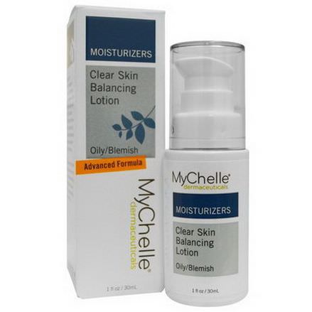 MyChelle Dermaceuticals, Moisturizers, Clear Skin Balancing Lotion, Oily/Blemish 30ml