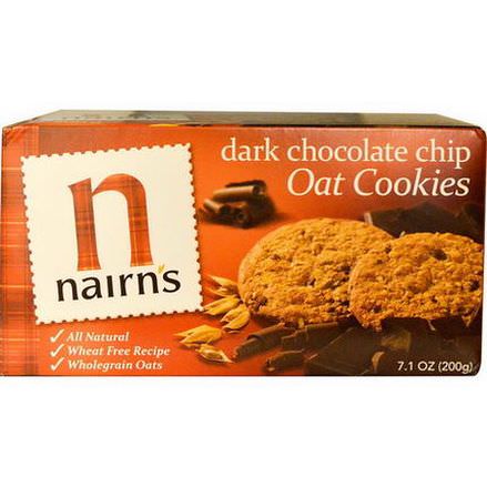 Nairn's Inc, Oat Cookies, Dark Chocolate Chip 200g