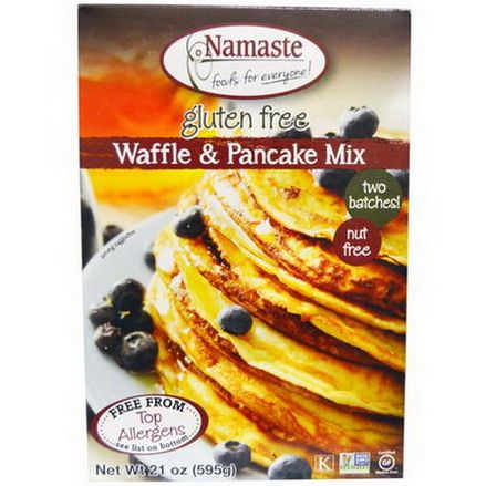 Namaste Foods, Gluten Free Waffle&Pancake Mix 595g
