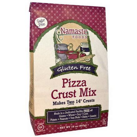 Namaste Foods, Pizza Crust Mix, Gluten Free 453g