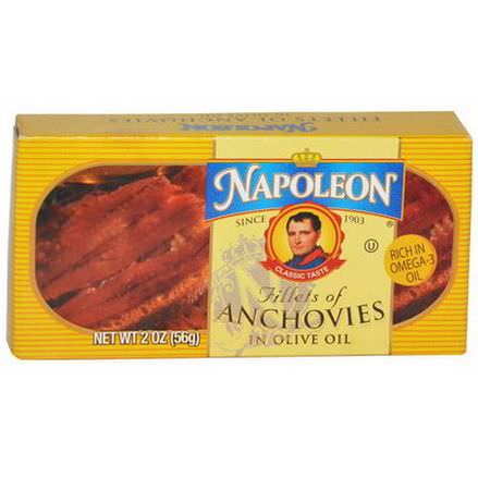 Napoleon Co. Fillets of Anchovies in Olive Oil 56g