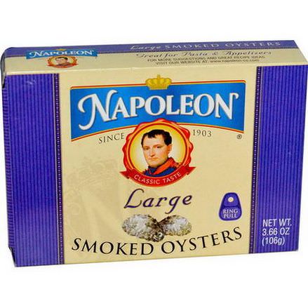 Napoleon Co. Large Smoked Oysters 106g