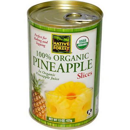 Native Forest, 100% Organic Pineapple Slices 425g