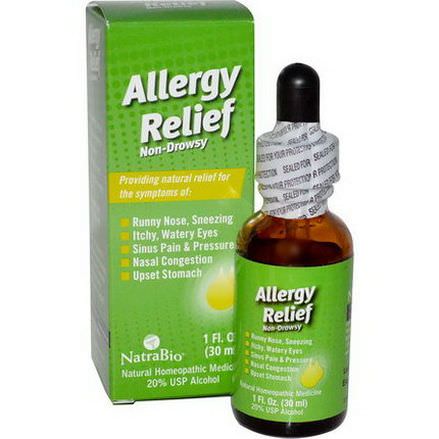 NatraBio, Allergy Relief, Non-Drowsy 30ml
