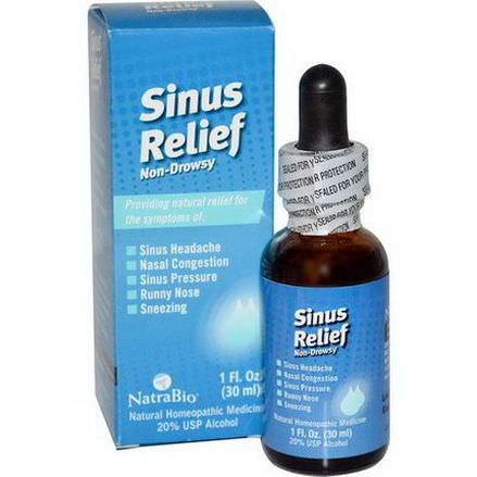NatraBio, Sinus Relief, Non-Drowsy 30ml