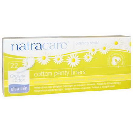 Natracare, Cotton Panty Liners, Ultra Thin, Organic Cotton, 22 Panty Liners