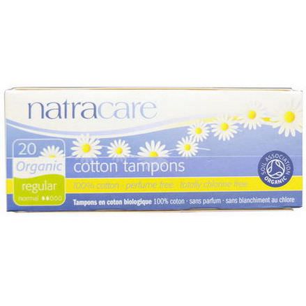 Natracare, Organic Cotton Tampons, Regular, 20 Tampons