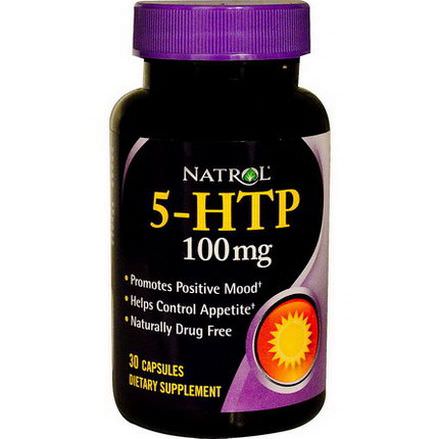 Natrol, 5-HTP, 100mg, 30 Capsules