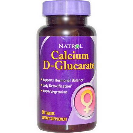 Natrol, Calcium D-Glucarate, 60 Tablets