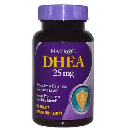 Natrol, DHEA, 25mg, 90 Tablets