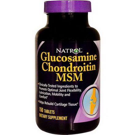 Natrol, Glucosamine Chondroitin MSM, 150 Tablets