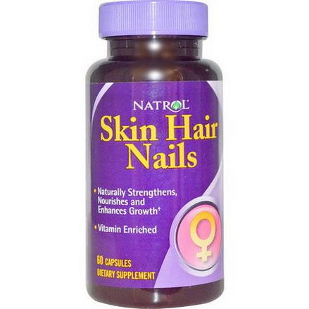 Natrol, Skin Hair Nails, 60 Capsules