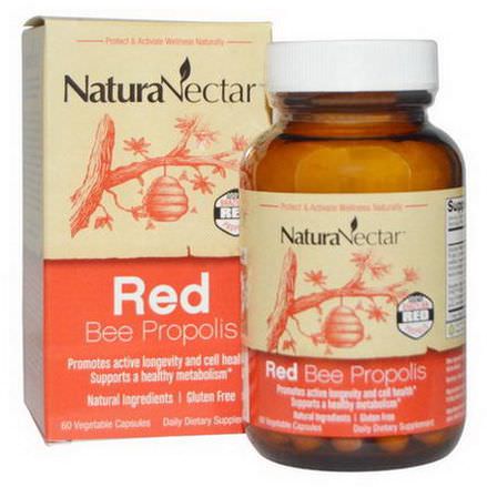 NaturaNectar, Red Bee Propolis, 60 Veggie Caps