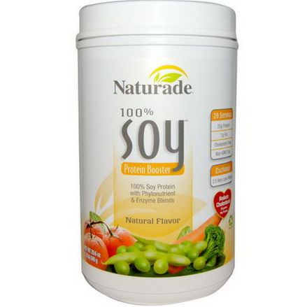 Naturade, 100% Soy Protein Booster, Natural Flavor 840g