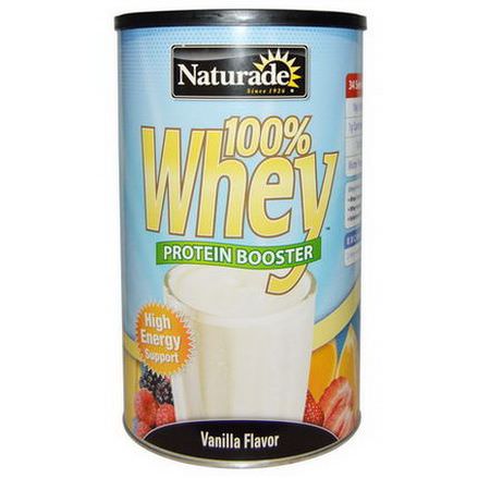 Naturade, 100% Whey, Protein Booster, Vanilla Flavor 680g