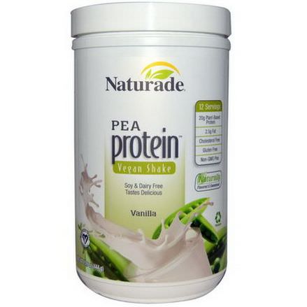 Naturade, Pea Protein, Vanilla 444g