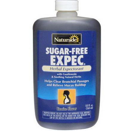 Naturade, Sugar-Free Expec, Licorice Flavor 260ml