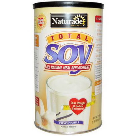 Naturade, Total Soy All Natural Meal Replacement, French Vanilla 507g