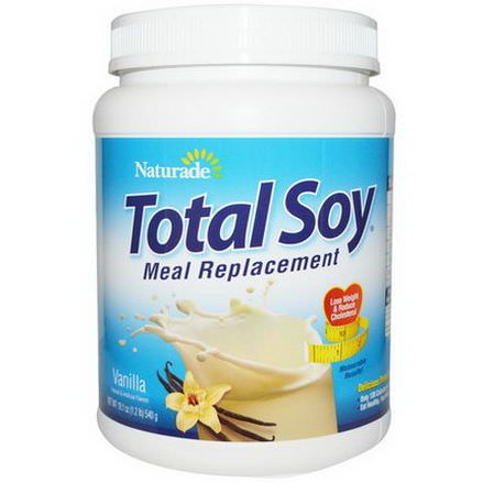 Naturade, Total Soy, Meal Replacement, Vanilla 540g