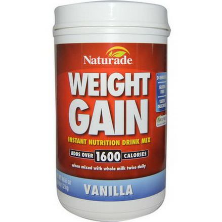 Naturade, Weight Gain, Vanilla 2.9 lb
