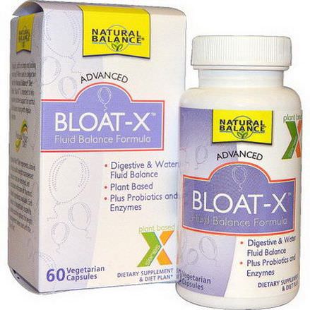 Natural Balance, Bloat-X, 60 Veggie Caps