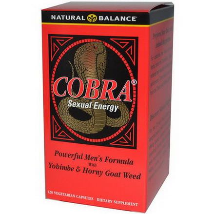Natural Balance, Cobra Sexual Energy, 120 Veggie Caps