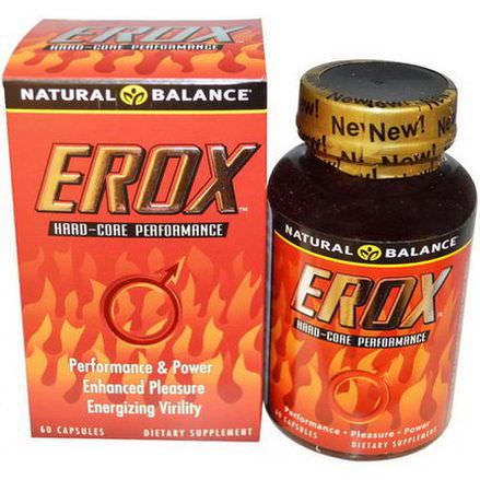Natural Balance, Erox, 60 Capsules