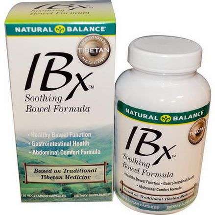 Natural Balance, IBX Soothing Bowel Formula, 120 Veggie Caps