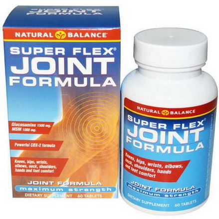 Natural Balance, Super Flex Joint Formula, 60 Tablets