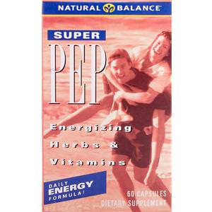 Natural Balance, Super Pep, 60 Capsules