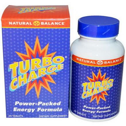 Natural Balance, Turbo Charge, 60 Tablets