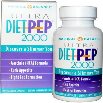 Natural Balance, Ultra Diet Pep 2000, 60 Veggie Caps