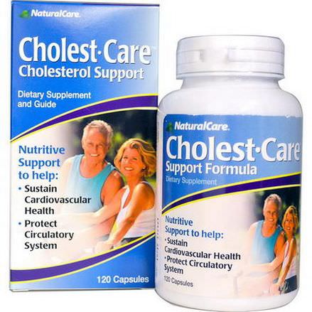 Natural Care, Cholest-Care, Cholesterol Support, 120 Capsules
