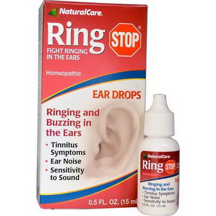 Natural Care, Ring Stop, Ear Drops 15ml