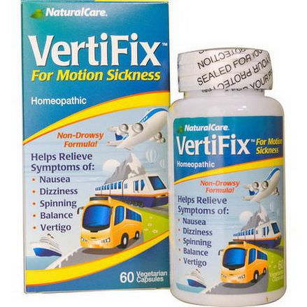 Natural Care, VertiFix, For Motion Sickness, 60 Veggie Caps