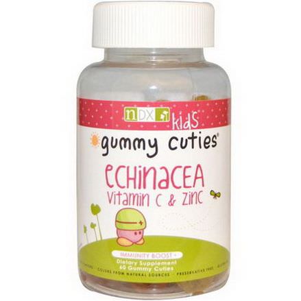 Natural Dynamix, Gummy Cuties, Kids Echinacea, Vitamin C&Zinc, 60 Gummy Cuties