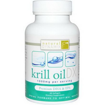 Natural Dynamix, Krill Oil DX, 1000mg, 60 Softgels