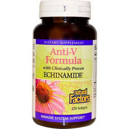 Natural Factors, Anti-V Formula with Echinamide, 120 Softgels